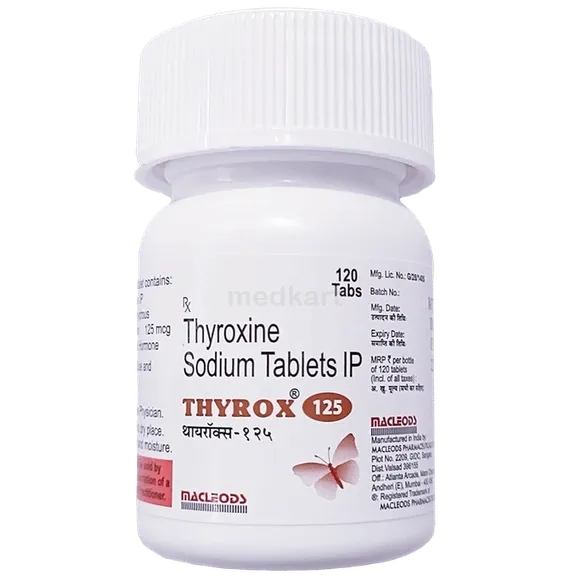 thyrox 125mcg tablet 100's